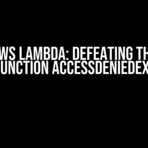 AWS Lambda: Defeating the InvokeFunction AccessDeniedException