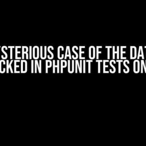 The Mysterious Case of the Database Locked in PHPUnit Tests Only